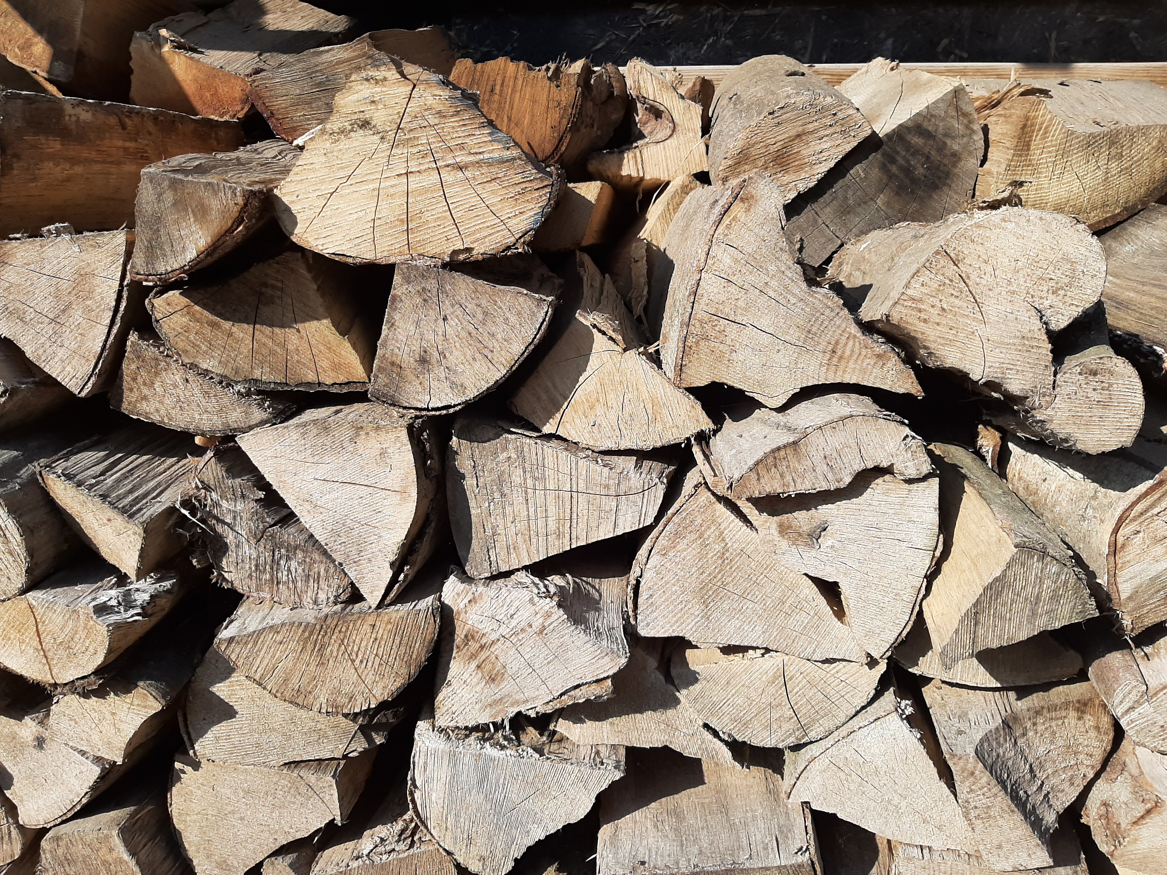Seasoned logs